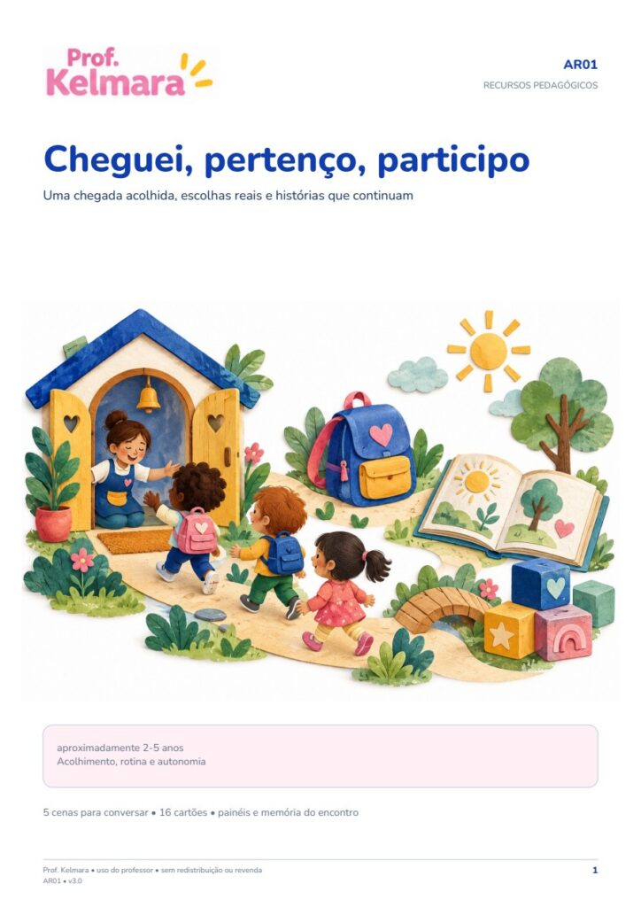 Capa de Cheguei, pertenço, participo