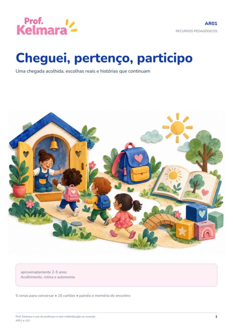 Capa de Cheguei, pertenço, participo