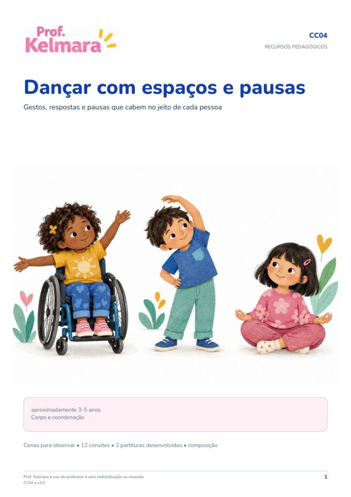 Capa de Dançar com espaços e pausas