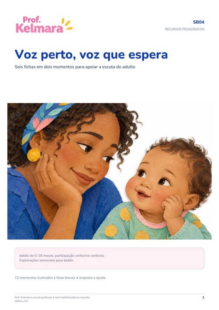Capa de Voz perto, voz que espera